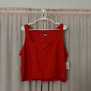 Old Navy Bright Red Tank Top